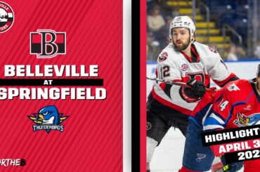 HIGHLIGHTS: Belleville Senators - 2 at Springfield Thunderbirds - 3