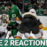 Dallas Stars vs VGK Game 2 Reactions: Stars play well but lack execution, Vegas take 2-0 Series lead