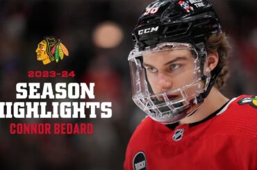 Connor Bedard 2023-24 Season Highlights | Chicago Blackhawks