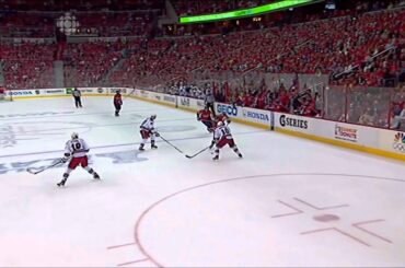 John Carlson snipe on Henrik Lundqvist! Game 3 Rangers @ Caps