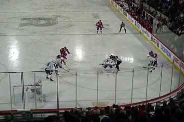 Xavier Ouellet of the Laval Rocket scores a power play goal vs. the Toronto Marlies 4/27/22