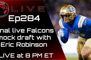 Final LIVE Falcons mock draft with Eric Robinson: The Falcoholic Live, Ep284