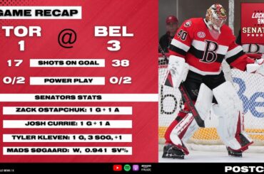 POSTCAST: Belleville Sens Win First Playoff Game In Franchise History | Pillzy BOTG