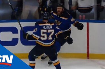 Ryan O’Reilly In Perfect Spot To Score Rebound Goal In Third Period Of Game 4