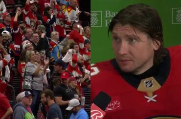 "Guys put a hell of an effort in front of me." | Sergei Bobrovsky Postgame Interview | 4.23.24
