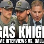 Bruce Cassidy, Jack Eichel & Vegas Golden Knights React to Vegas Taking a 2-0 Lead vs. Dallas Stars