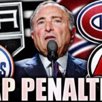 CONFIRMED: CANADIENS, OILERS, KINGS & MORE GETTING CAP PENALTIES FOR NEXT SEASON (Bonus Overages)