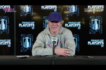 Avs READY for Game 3 | Jared Bednar Practice Interview | Avalanche vs Jets | Game 3