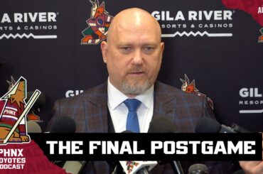 Arizona Coyotes Head Coach André Tourigny Speaks After FINAL Coyotes Game