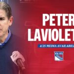 NYR Practice: Peter Laviolette Media Availability | April 25, 2024
