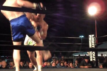 Ryan Murray's Pro Thai boxing Round one