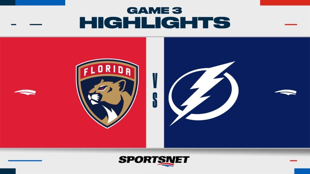 NHL Game 3 Highlights | Panthers vs. Lightning – April 25, 2024