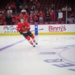 Ethan Del Mastro NHL Debut #chicagoblackhawks