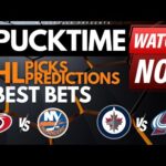 2024 NHL Playoffs Predictions | Canucks vs Predators | Jets vs Avalanche | PuckTime Apr 26