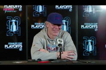 AVS ON HOME ICE | Jared Bednar Morning Skate Interview | Avalanche vs Jets | Game 3