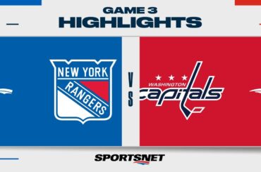 NHL Game 3 Highlights | Rangers vs. Capitals - April 26, 2024