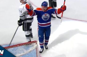 Oilers' Zach Hyman scores first career playoff hat trick