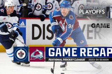 Gm 3: Jets @ Avalanche 4/26 | NHL Highlights | 2024 Stanley Cup Playoffs