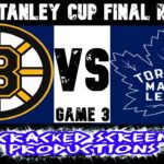 LIVE NHL  2024 Playoff Play By Play Commentary Boston Bruins  @ Toronto Maple Leafs Game 3