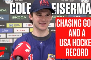 Cole Eiserman Eyes Gold Medal While Chasing Cole Caufield's Record At U18 World Championships
