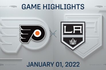 NHL Highlights | Flyers vs. Kings - Jan. 1, 2022
