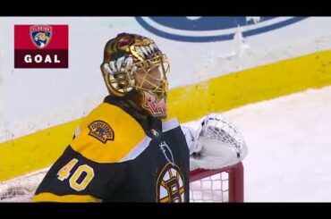 Evgenii Dadonov buries a rebound in front vs Bruins (8 apr 2018)