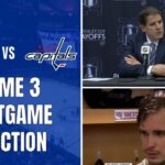 New York Rangers v Washington Capitals Game 3 Postgame Coach And Player Reaction | New York Rangers