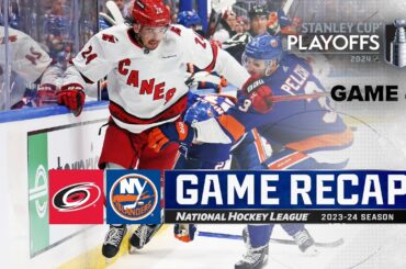 Gm 4: Hurricanes @ Islanders 4/27 | NHL Highlights | 2024 Stanley Cup Playoffs