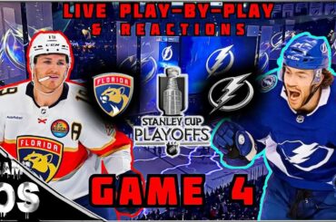 LIVE: Tampa Bay Lightning Vs Florida Panthers GAME 4 Scoreboard/Commentary!