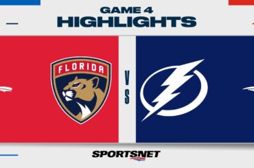 NHL Game 4 Highlights | Panthers vs. Lightning - April 27, 2024