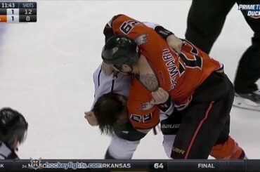 Luke Schenn vs Chris Stewart Jan 17, 2016