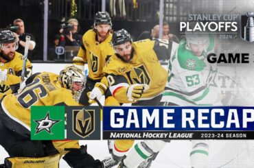Gm 3: Stars @ Golden Knights 4/27 | NHL Highlights | 2024 Stanley Cup Playoffs