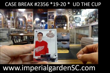 BREAK #2356 : 6 BOX CASE BREAK 19-20 UD THE CUP HOCKEY NHL