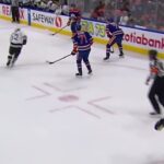 Moore tripping on Desharnais - Have your say!