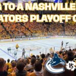 We Went to Game 3 of the PLAYOFFS | Nashville Predators vs Vancouver Canucks