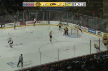 Adam Ruzicka 28 goal in season OHL Sarnia Sting