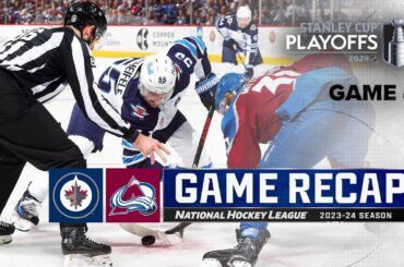 Gm 4: Jets @ Avalanche 4/28 | NHL Highlights | 2024 Stanley Cup Playoffs