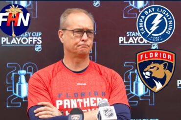 Paul Maurice, Panthers Practice Before Game 5: Tampa Bay at Florida