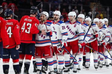 Rangers SWEEP Capitals 🧹🗽