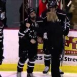 John Hayden's hit on Jeff Taylor - 2/13/15