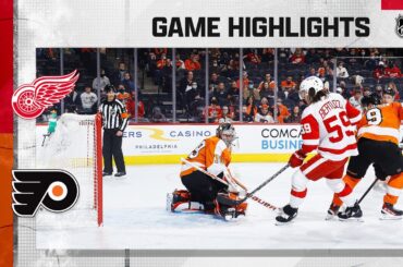 Red Wings @ Flyers 2/9/22 | NHL Highlights