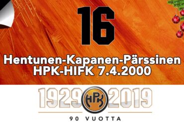 Joulukalenteri #16: Hentunen - Kapanen - Pärssinen