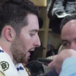Jeremy Swayman on getting BACK to BACK Starts for Bruins | Bruins vs Leafs Postgame Interview