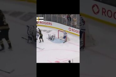 Pavel Zacha with BEAUTY assist on Pastrňák goal vs Leafs #shorts #czech #nhl #hockey