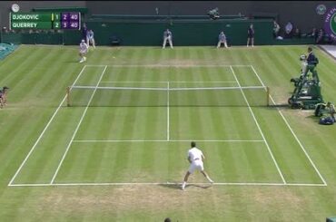 Sam Querrey upsets Novak Djokovic - Highlights - Day 6