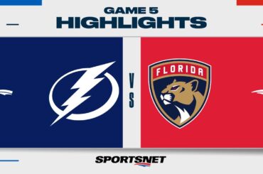 NHL Game 5 Highlights | Lightning vs. Panthers - April 29, 2024