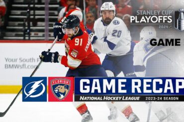 Gm 5: Lightning @ Panthers 4/29 | NHL Highlights | 2024 Stanley Cup Playoffs