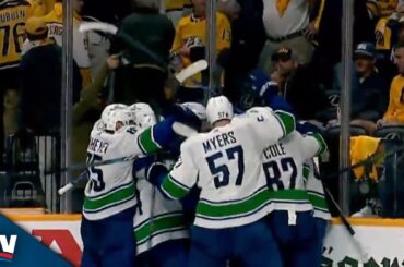 Elias Lindholm Completes Canucks' Incredible Comeback With Overtime Winner
