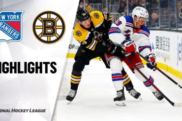 Rangers @ Bruins 10/2/21 | NHL Highlights