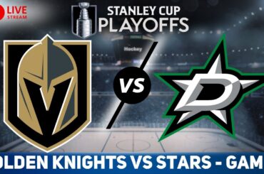 Vegas Golden Knights vs Dallas Stars GAME 1 LIVE GAME REACTION & PLAY-BY-PLAY | NHL Live stream